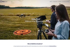 Webdesign für Lufthansa Safedrone Academy von Media21TV