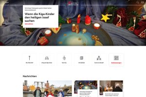 Webdesign für Bistum Regensburg von Werbeagentur Media21TV
