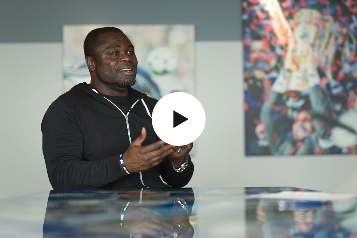 Interview mit Gerald Asamoah bei der Filmagentur Media21TV